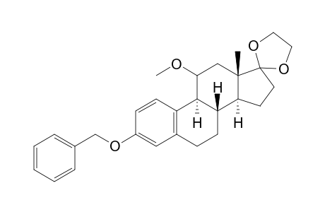 3-Benzyloxy-11-methoxy-17,17-(ethylenedioxy)estra-1,3,5(10)-triene