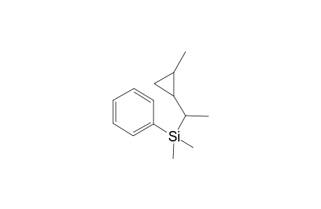 (1RS,2RS)-2-[(1'SR)-Dimethyl(phenyl)silylethyl]-1-methylcyclopropane