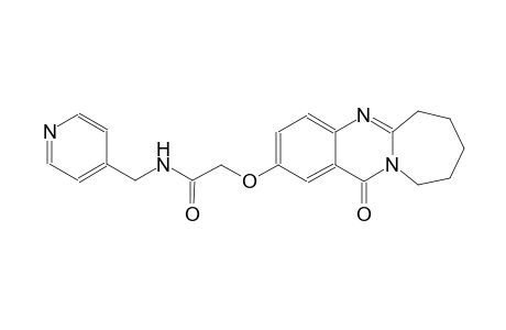 acetamide, 2-[(6,7,8,9,10,12-hexahydro-12-oxoazepino[2,1-b]quinazolin-2-yl)oxy]-N-(4-pyridinylmethyl)-