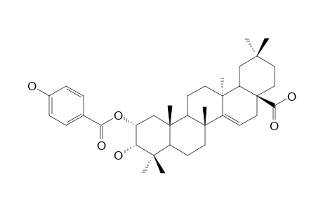 3-ALPHA-HYDROXYALEURITOLIC-ACID-2-BETA-PARA-HYDROXYBENZOATE