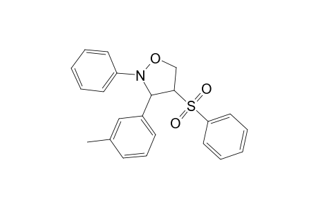 Isoxazolidine, 3-(3-methylphenyl)-2-phenyl-4-(phenylsulfonyl)-