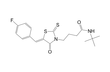 3-thiazolidinebutanamide, N-(1,1-dimethylethyl)-5-[(4-fluorophenyl)methylene]-4-oxo-2-thioxo-, (5Z)-