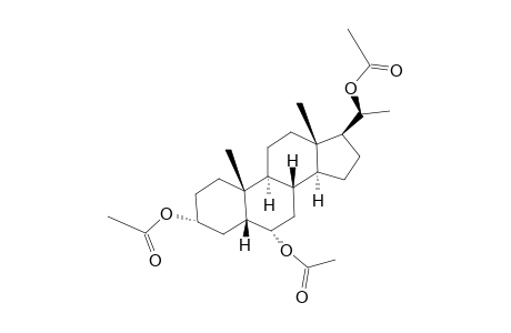 5β-pregnane-3α,6α,20α-triol, triacetate
