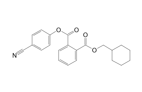 Phthalic acid, 4-cyanophenyl cyclohexylmethyl ester