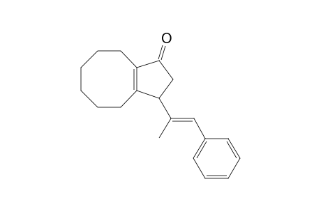 3-((E)-1-Methyl-2-phenyl-vinyl)-2,3,4,5,6,7,8,9-octahydrocyclopentacycloocten-1-one
