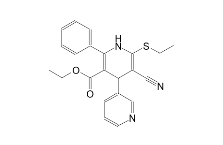 5'-Cyano-6'-ethylsulfanyl-2'-phenyl-1',4'-dihydro-[3,4']bipyridinyl-3'-carboxylic acid ethyl ester