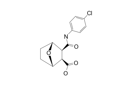3-((4-CHLOROPHENYL)-CARBAMOYL)-7-OXABICYCLO-[2.2.1]-HEPTANE-2-CARBOXYLIC-ACID