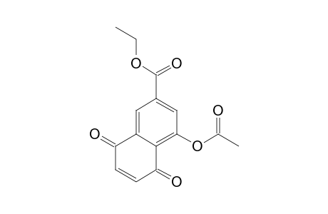 4-acetoxy-5,8-diketo-naphthalene-2-carboxylic acid ethyl ester