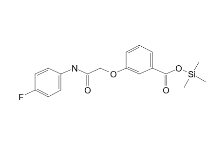 3-[2-(4-Fluoroanilino)-2-oxoethoxy]benzoic acid, tms ester