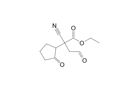 Ethyl 2-cyano-2-(2-oxocyclopentyl)-4-oxobutyrate