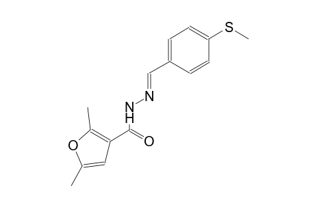 2,5-dimethyl-N'-{(E)-[4-(methylsulfanyl)phenyl]methylidene}-3-furohydrazide