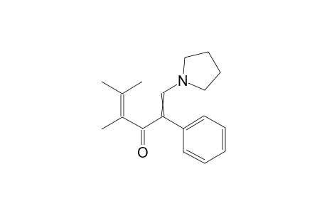 4,5-Dimethyl-2-phenyl-1-pyrrolidino-1,4-hexadien-3-one