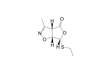 endo-6-Ethylthio-3-methyl-3a,6a-dihydrofuro[3,4-d]isoxazole-4(6H)-one