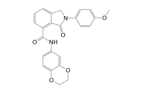 1H-isoindole-4-carboxamide, N-(2,3-dihydro-1,4-benzodioxin-6-yl)-2,3-dihydro-2-(4-methoxyphenyl)-3-oxo-