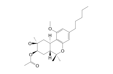 8.beta.-Acetoxy-9.beta.-hydroxy-hexahydrocannabinol-methylether