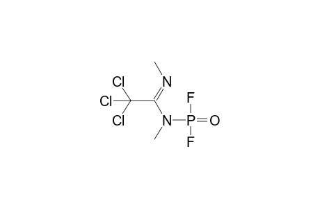 N-DIFLUOROPHOSPHORYL-N,N'-DIMETHYLTRICHLOROACETAMIDINE