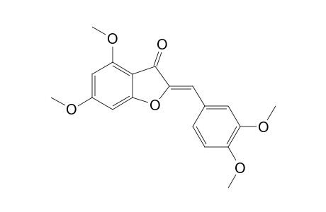 (Z)-2-[(3,4-DIMETHOXYPHENYL)-METHYLENE]-4,6-DIMETHOXY-3(2H)-BENZOFURANONE