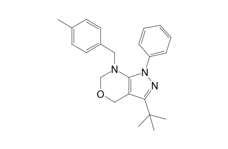 7-(4-Methylbenzyl)-3-tert-butyl-1-phenyl-1,4,6,7-tetrahydropyrazolo[3,4-d][1,3]-oxazine