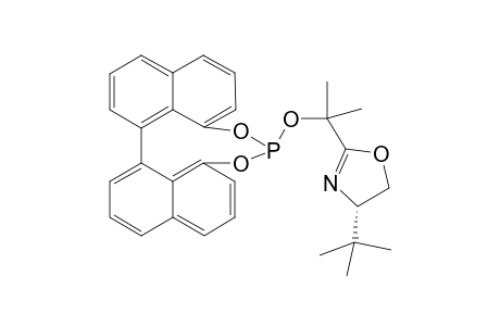(-)-{1-[(4'S)-(4'-tert-Butyloxazolin-2'-yl)]-1-methylethyl}-[(R)-(1,1'-binaphthyl-8,8'-diyl)]phosphite