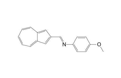 N-(4-Methoxyphenyl)-2-azulenylmethyleneimine