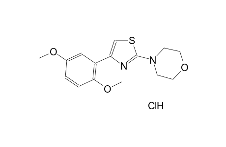 4-[4-(2,5-dimethoxyphenyl)-1,3-thiazol-2-yl]morpholine hydrochloride