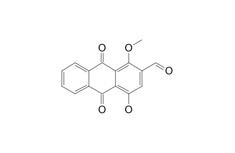 4-HYDROXY-1-METHOXY-9,10-DIOXO-9,10-DIHYDROANTHRACENE-2-CARBALDEHYDE