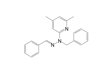4,6-Dimethyl-N-(phenylmethyl)-N-[(E)-(phenylmethylene)amino]-2-pyridinamine