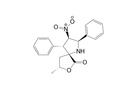 (2R,3R,4R,5R,8R)-8-Methyl-3-nitro-2,4-diphenyl-7-oxa-1-azaspiro[4.4]nonan-6-one