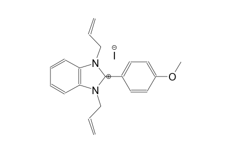 1,3-diallyl-2-(4-methoxyphenyl)-1H-benzo[d]imidazol-3-ium iodide