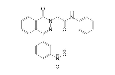 N-(3-methylphenyl)-2-(4-(3-nitrophenyl)-1-oxo-2(1H)-phthalazinyl)acetamide