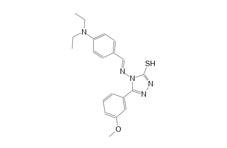 4-({(E)-[4-(diethylamino)phenyl]methylidene}amino)-5-(3-methoxyphenyl)-4H-1,2,4-triazole-3-thiol