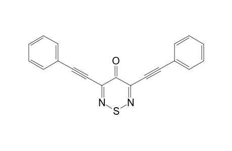 3,5-Bis(phenylethynyl)-4H-1,2,6-thiadiazin-4-one