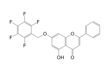 5-hydroxy-7-[(2,3,4,5,6-pentafluorobenzyl)oxy]-2-phenyl-4H-chromen-4-one