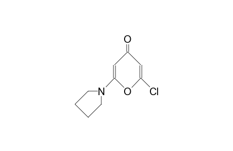 2-Chloro-6-pyrrolidinyl-pyran-4-one