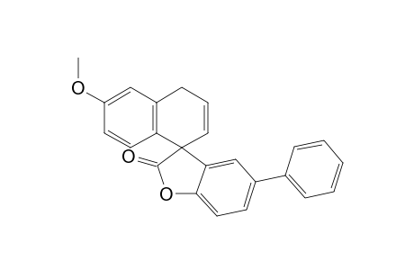 spiro[5-Phenylbenzofuran-2-one-3,1'-1',4'-dihydro-6'-methoxynaphthalene]