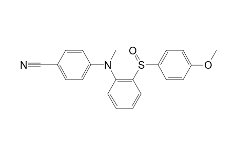 4-({2-[(4-Methoxyphenyl)sulfinyl]phenyl}(methyl)amino)benzonitrile