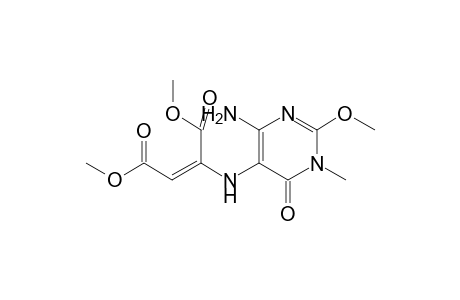 6-Amino-2-methoxy-3-methyl-5-[1',2'-bis(methoxycarbonyl)vinyl]aminopyrimidine