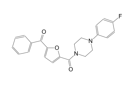 (5-{[4-(4-fluorophenyl)-1-piperazinyl]carbonyl}-2-furyl)(phenyl)methanone