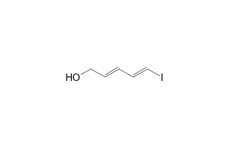 (2E,4E)-5-iodanylpenta-2,4-dien-1-ol