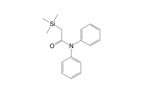 N,N-DIPHENYL-2-(TRIMETHYLSILYL)-ACETAMIDE