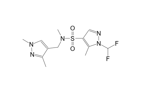 1H-pyrazole-4-sulfonamide, 1-(difluoromethyl)-N-[(1,3-dimethyl-1H-pyrazol-4-yl)methyl]-N,5-dimethyl-