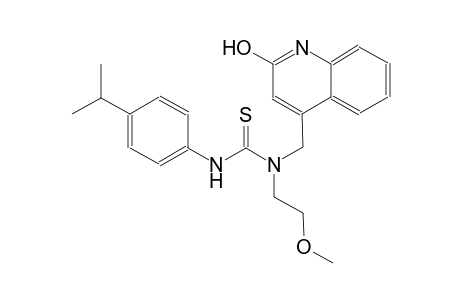 thiourea, N-[(2-hydroxy-4-quinolinyl)methyl]-N-(2-methoxyethyl)-N'-[4-(1-methylethyl)phenyl]-