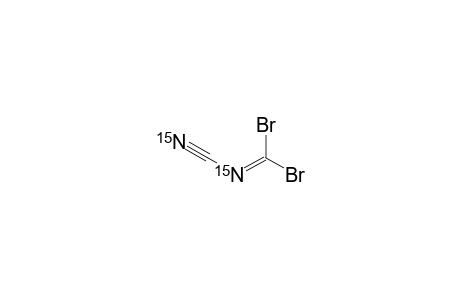 Carbonimidic-15N dibromide, cyano-15N-