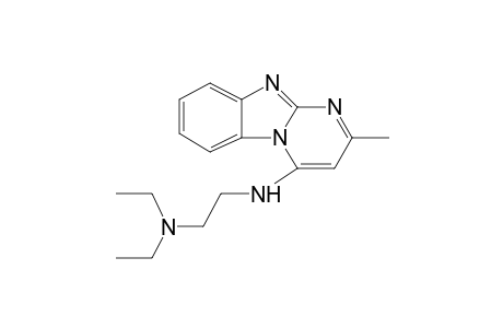 4-[[2-[Diethylamino]ethyl]amino]-2-methylpyrimido[1,2-a]benzimidazole