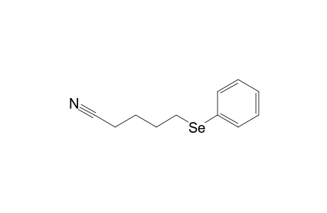 5-(Phenylseleno)pentanenitrile