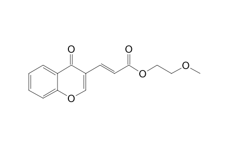 Methoxyethyl-3-(4-oxo-4H-1-benzopyran-3-yl)-acrylate