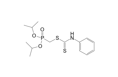 N-phenyl S-[(Diisopropoxyphosphinyl)methyl]dithiocarbamate