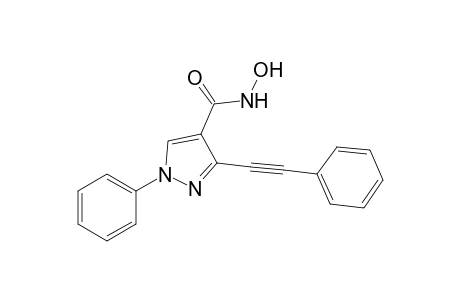 N-Hydroxy-1-phenyl-3-(phenylethynyl)-1H-pyrazole-4-carboxamide