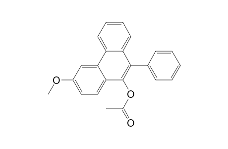 9-Phenanthrenol, 6-methoxy-10-phenyl-, acetate
