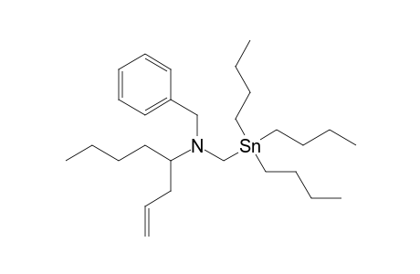 N-Benzyl-N-(octen-4-yl)-N-(tributylstannylmethyl)amine